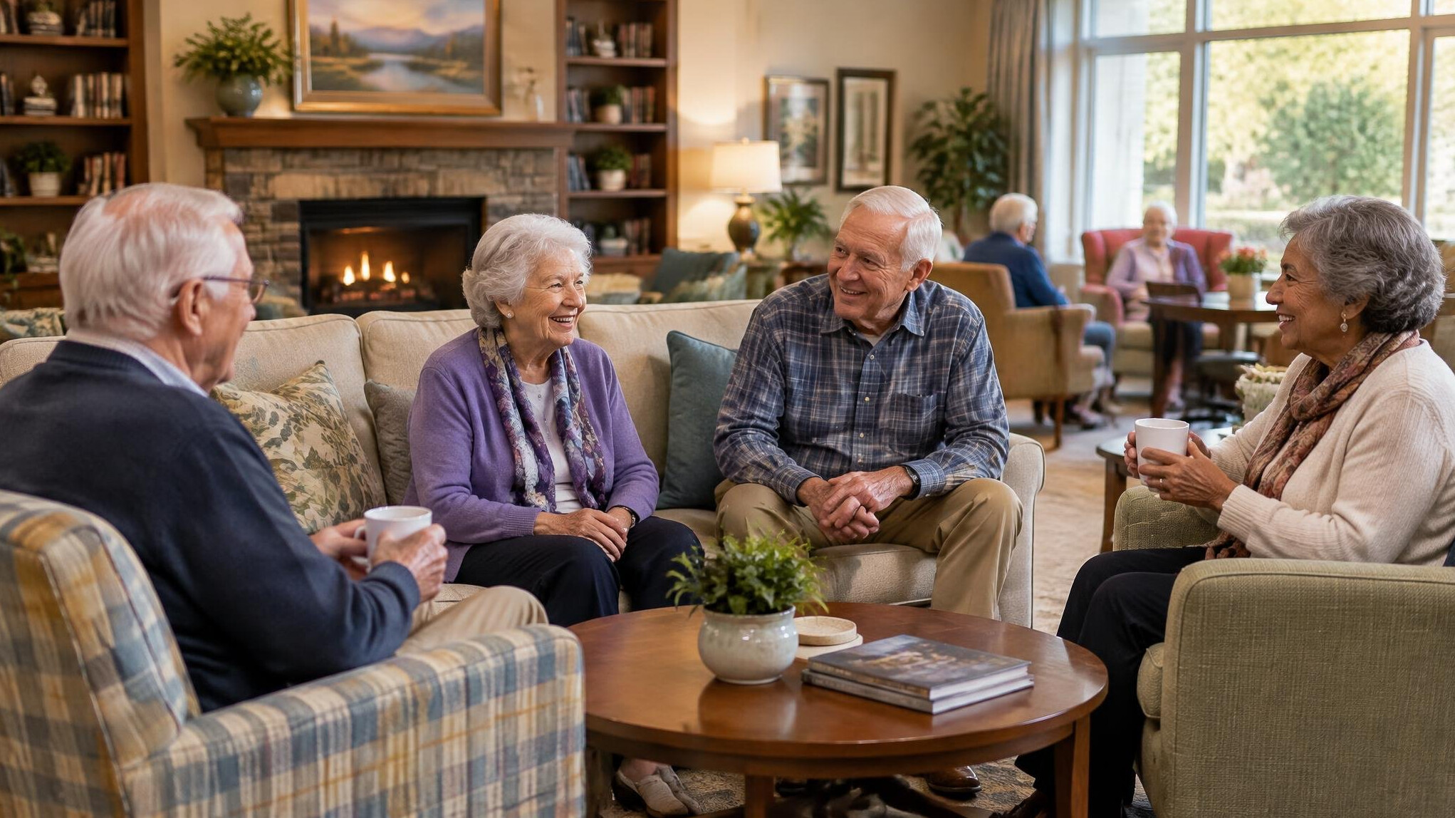 cozy senior living room