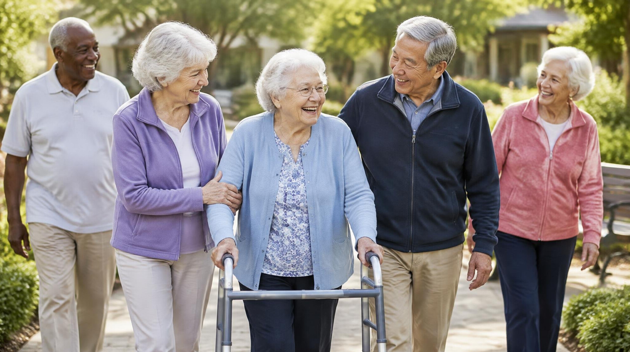 seniors helping each other